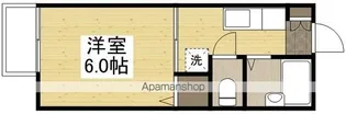 ハウスMセカンド【107号室】の間取り