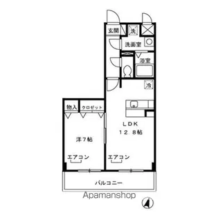 ベース・ブリッジ【2階】の間取り