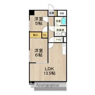 グレースマンション藤【706号室】の間取り