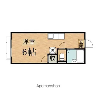 レインボーハイツ【2階】の間取り