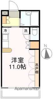 宮城県仙台市若林区東八番丁【マンション】の間取り