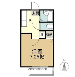 エトワールド【202号室】の間取り