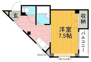 ベル桜井【2階】の間取り