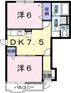 ファー イースト【1階】の間取り
