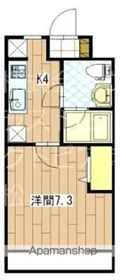 グリーンハイツ楊子II【1階】の間取り
