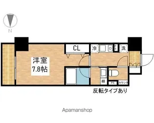 パークアクシス新栄【304号室】の間取り