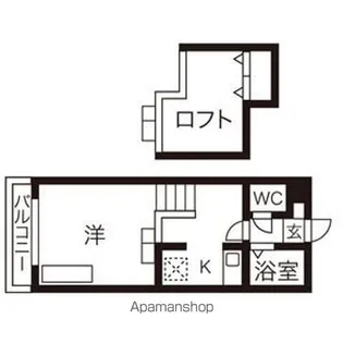 第7AMS円山【503号室】の間取り