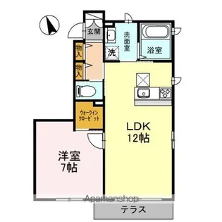 HEARTY’S ENT F棟【1階】の間取り