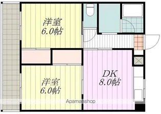 ユーキハイツ【503号室】の間取り