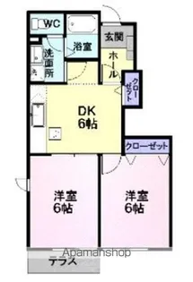 メゾンパラディ【1階】の間取り