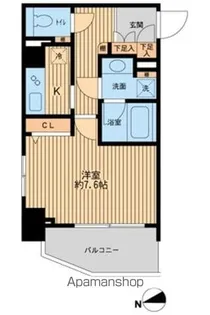 HF早稲田レジデンス【4階】の間取り