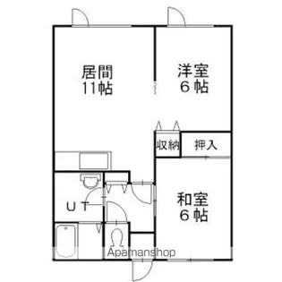 スリーヴェイルN40【2階】の間取り