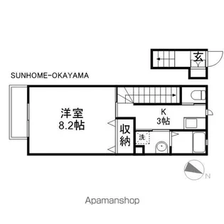 SUMMA B【2階】の間取り