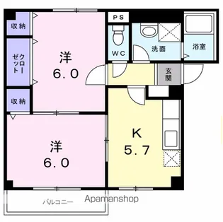 ツール 宮地【1階】の間取り