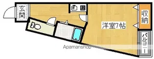 ラフォーレ梅北【3階】の間取り
