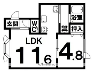 ステイハウスグランド1510【205号室】の間取り