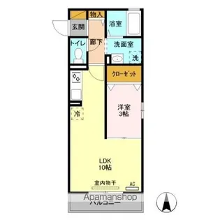 イースト・コート【2階】の間取り