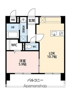 免疫ビルEXCIAⅡ【2階】の間取り