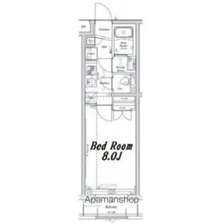 AXAS西新宿【3階】の間取り