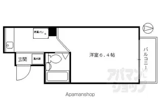 バインオークインレット【403号室】の間取り