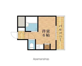 1Rの間取り画像