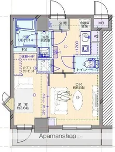 コーポ代々木上原【5階】の間取り