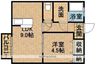 アービル篠原【2階】の間取り