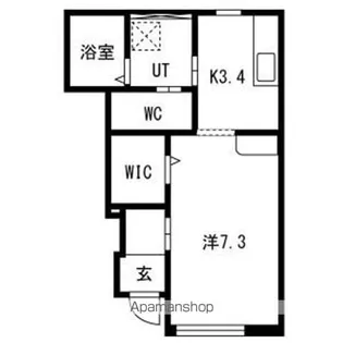 シエール【105号室】の間取り