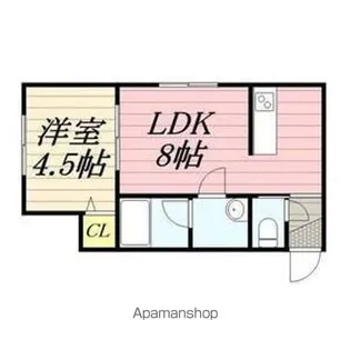 コーポ向日葵【3階】の間取り