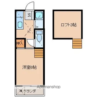 コンフォート岡【2階】の間取り