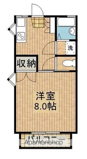ラフォーレARISA【101号室】の間取り