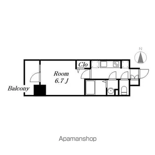 愛知県名古屋市中村区太閤通5丁目【マンション】の間取り
