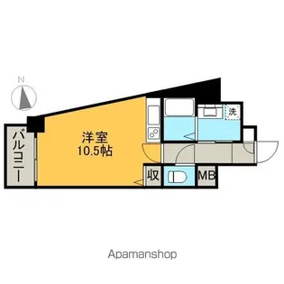 メゾンドール栄【3階】の間取り