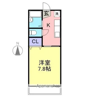 おれんじハウスA【205号室】の間取り