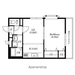 タウンコート 2ND【1階】の間取り