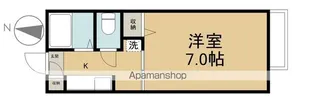 サンリッチ徳間【2階】の間取り