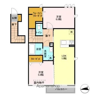 BEANS【2階】の間取り