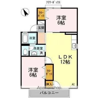 グレープ・シュライン K【2階】の間取り