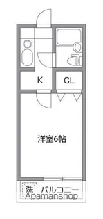 富士見台レジデンスS【1階】の間取り
