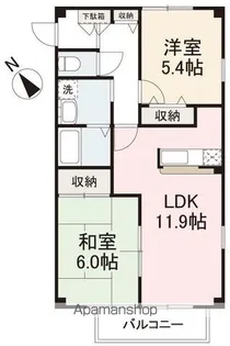 フォブール菅【2階】の間取り