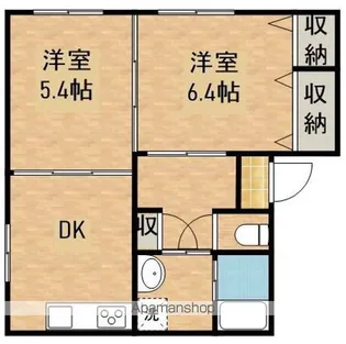 シャーメゾンシェスタⅡ【1階】の間取り