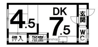 三浦ハイツ【7号室】の間取り