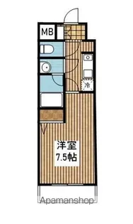 夢ランドワイズテラス笹口【6階】の間取り