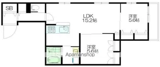 ミルクリスタル杉並【2階】の間取り