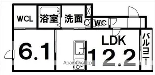 TOWN西13南15セオリーA棟【1階】の間取り