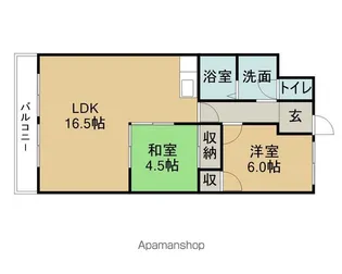 KIソシア Ⅰ【2階】の間取り