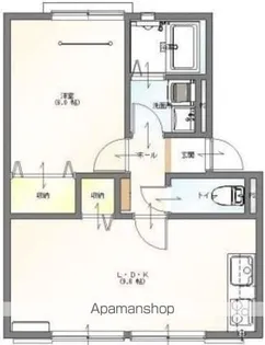 上砂グリーンハイツ【1階】の間取り
