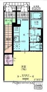 DOUBLE【101号室】の間取り