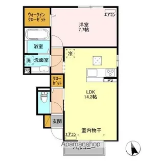 MAIA【1階】の間取り