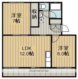 タイヨーハイツ【1階】の間取り